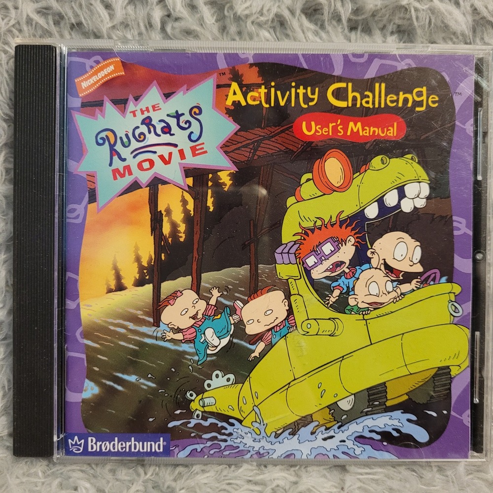 The Rugrats‎ Movie Activity Challenge Brøderbund (PC CD-ROM, 1998)